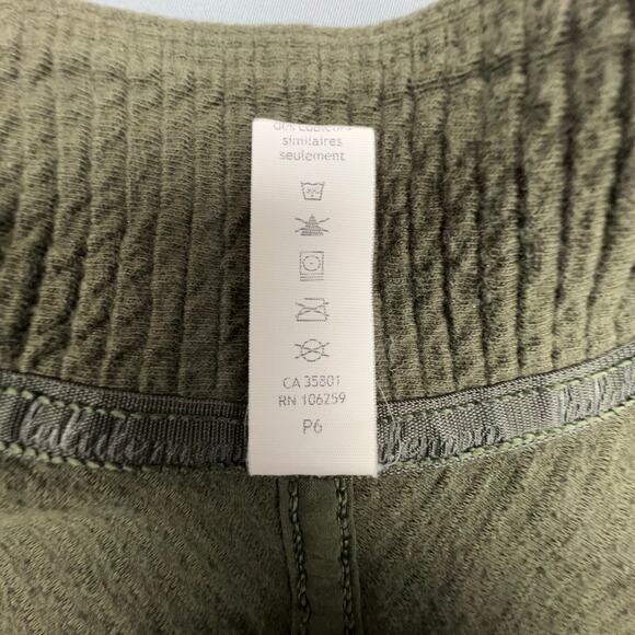 Lululemon On Repeat Jacket Womens 4 Olive Green Athleisure Zip-Up - Picture 8 of 8